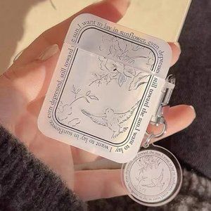 ** NEW ** Clear Aesthetic AirPods Case Model 1/2 and 3rd gen